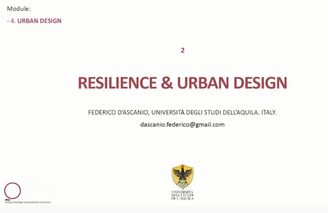2. Resilence and Urban Design