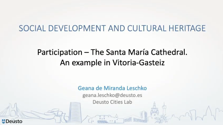 4. Participation – The Santa María Cathedral. An example in Vitoria-Gasteiz