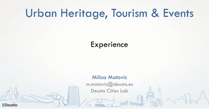 1. Leisure, Tourism & Events - Tourism experience 