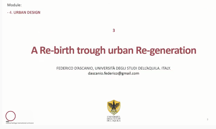 3. A Re-Birth Trough Urban Re-Generation