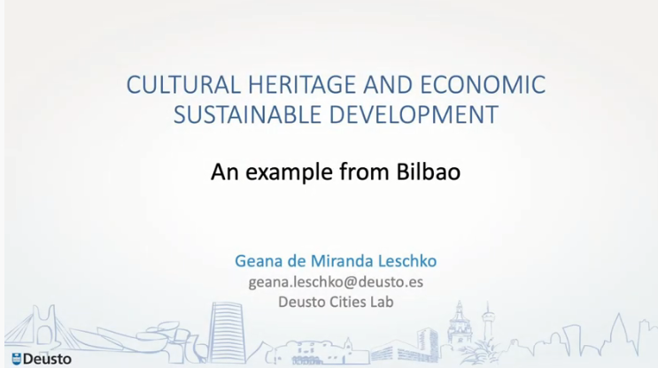 5. Cultural Heritage  and Economic Sustainable Development. An example from Bilbao